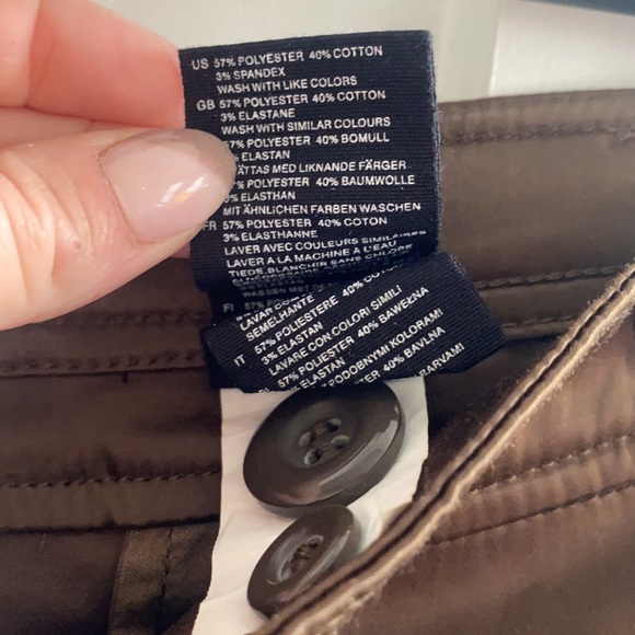 H&M Bronze Cuffed Button Fly Shorts Size 4 NWT - Picture 12 of 13